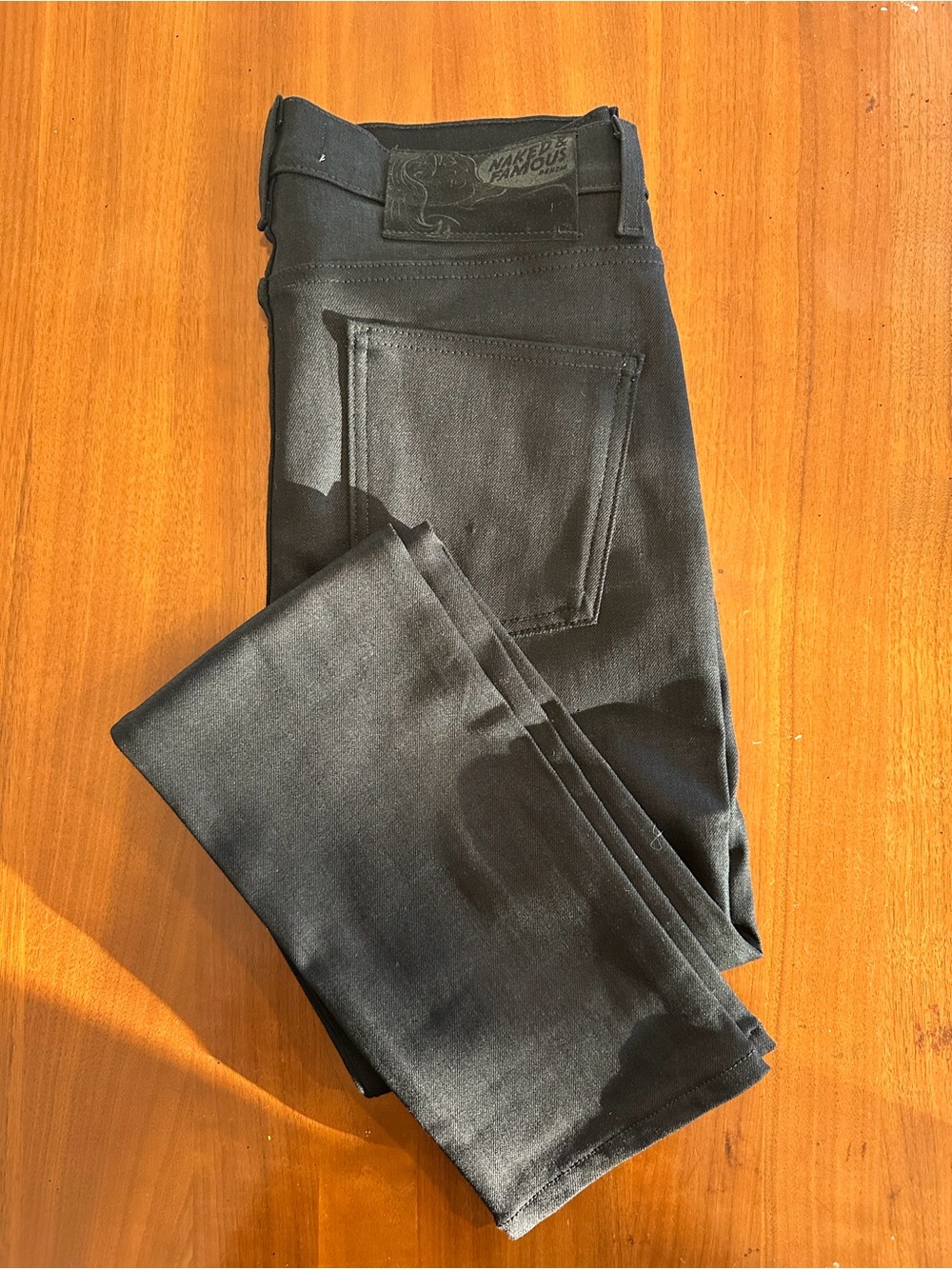 Naked & Famous Denim Black Skinny Jeans